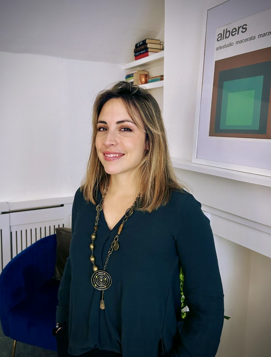 Caroline Silvestre in her consulting room